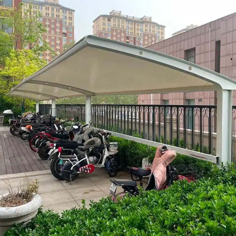 上思县膜结构电动车棚